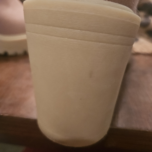 EUC Dolce Vita canvas fabric rubber sole khaki heeled booties. Minor marks. W8. - Picture 6 of 8